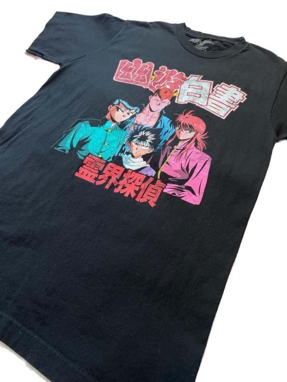 Funimation YuYu Hakusho Spirit Detective Team Graphic T-Shirt Black Size Small